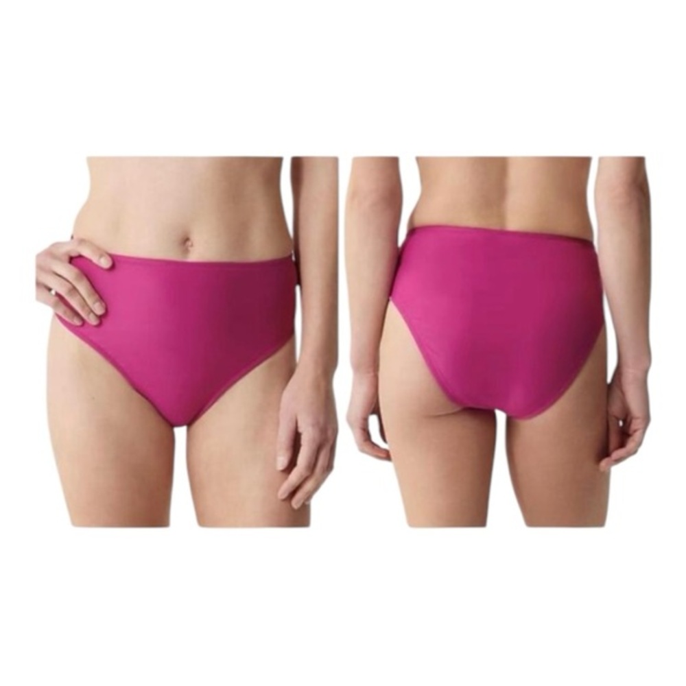 J.Crew Hallie Bikini Bottom, Size Medium, Radiant Fuchsia Pink, NWT